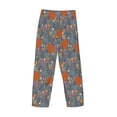 thumbnail image 5 of Xecao Floral Squirrel Men's Straight Lounge Pajama Pants: The Ultimate in Comfortable Sleepwear, 5 of 9