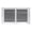 White, variant on Tru Aire 6 in. H X 12 in. W 1-Way Powder Coat White Steel Return Air Grille