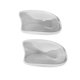 thumbnail image 5 of 1 par de taloneras flexibles de gel de silicona en forma de U para aliviar el dolor, la fascitis plantar y la irritación - Talla S, 5 of 7