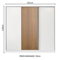 thumbnail image 3 of Ropero Madesa Royale 3 Puertas B/M/B 218 cm, 3 of 5