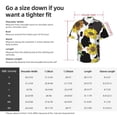 thumbnail image 6 of Lsque Sunflowers Country pattern Hawaiian Shirt for Men, Unisex Summer Beach Casual Short Sleeve Button Down Shirts-XX-Large, 6 of 9