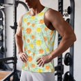 thumbnail image 6 of Haiem Tree Palms Lemon Men Workout Tank Top Gym Bodybuilding Sleeveless Muscle T Shirts Athletic Tank Breathable Workout Shirt-X-Large, 6 of 8