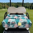 thumbnail image 2 of FUIALDOLG Hawaiian Tropical Green Leaf Golf Cart Print Golf Cart Accessories Breathable Club Car Seat Cover Anti Scratch Golf Cart Seat Towel Blanket with Pocket Universal Fit Most Carts,51x30Inch, 2 of 8