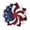 A, variant on Leutsin Patriotic Wreaths for Front Door, Red White Blue Ribbon Flower Wreath 250th Anniversary Outdoor Indoor Decor, American Flag Burlap Wreath for 4th of July Memorial Day Independence Day Decor