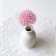 thumbnail image 6 of Pink Chrysanthemum Fake Flowers Artificial Ball Flowers Faux Silk Mums Flower for Wedding Party Home Coffee Table Core Decoration DIY Bouquets (1 Pc), 6 of 7