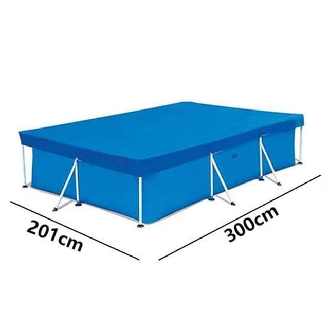 Rectangular Pool Cover Easy Installation Dustproof Pool For Frame Pool 300X201Cm Shenzhuyue