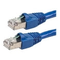 thumbnail image 2 of Monoprice - Câble Patch - RJ-45 (m) à RJ-45 (m) - 6 Pouces - STP - Chat 6a - Sans Accroc, Échappé - Bleu, 2 of 2