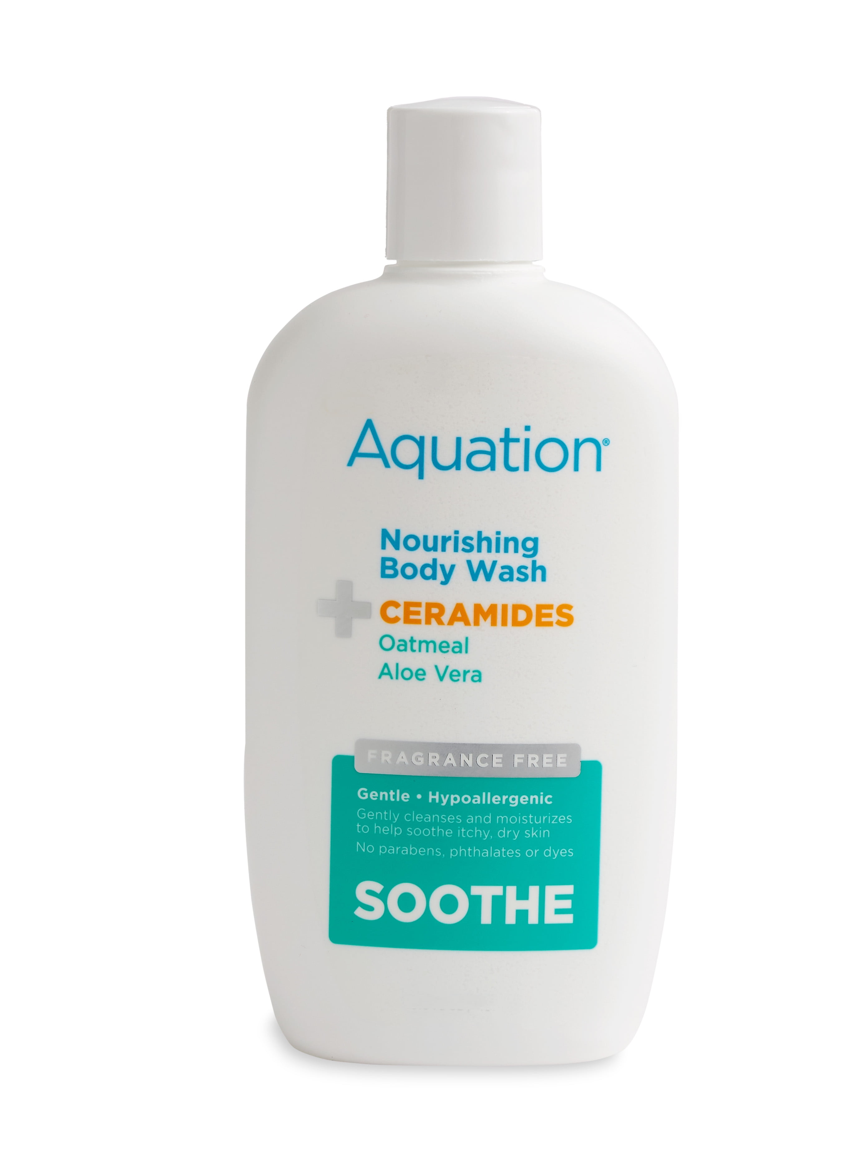 Aquation All Body Nourishing Body Wash with Ceramides, Fragrance Free, 16 oz