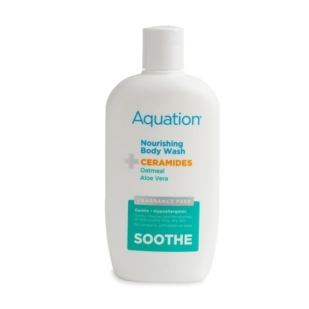 Aquation All Body Nourishing Body Wash with Ceramides, Fragrance Free