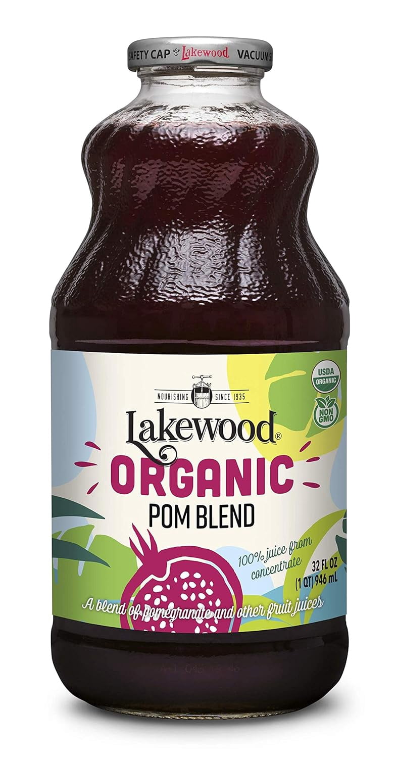 Lakewood Organic Pomegranate Juice 32 fl oz (Pack Of 6)