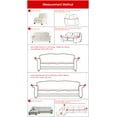 thumbnail image 2 of Stretch Arm Chair Cover - Sofa Covers Slipcover Sofa - 1-Piece 1 2 3 4 Seater Furniture Protector Polyester Spandex Fabric Armchair Slipcover With a Pillow Cover, 2 of 2