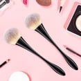 thumbnail image 1 of Farfi Brocha Cosmética Pequeña Cintura Delgada Tamaño Grande Suave Respetuoso Del Medio Ambiente Cómoda Herramienta De Maquillaje Elegante Brocha Para Rubor En Polvo Suelto Para La Vida Diaria, 1 of 5