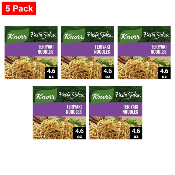 Knorr Teriyaki Lo Mein Noodles Pasta Sides 4.6 oz - 5 Pack