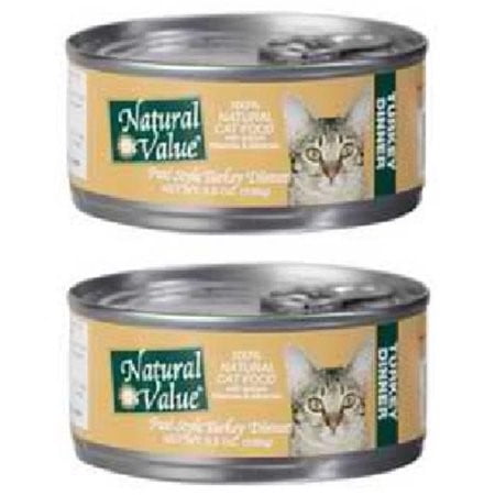 Natural Value Cat Food, Pate Turkey & Giblets, 3 Oz, 24 Ct by NV Imports