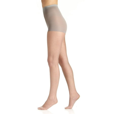 

Berkshire Shimmers Ultra Sheers Control Top Pantyhose - Sandalfoot Stockings Silver 4429