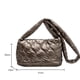 thumbnail image 5 of Bolsas De Hombro Bolso Bolsos cruzados acolchados de algodón Bolsos casuales de plumón Mujer para fiesta (Champagne), 5 of 9