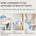 thumbnail image 4 of Uscallm under $5 Thermal Insulation Toilet Seat Cushion, Thickened Thermal Insulation Toilet Seat Cushion, Winter Warm Bathroom Mat, Universal Paste Type Seat Cover, Soft Comfortable Toilet Pad, 4 of 6