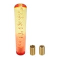 thumbnail image 1 of Pomo de Cambio de Cristal Redondo Único Bargains, 20cm Universal para Pomo de Cambio de Vehículo Automático y Manual con 2 Adaptadores Acrílico Amarillo Rojo, 1 Juego, 1 of 1