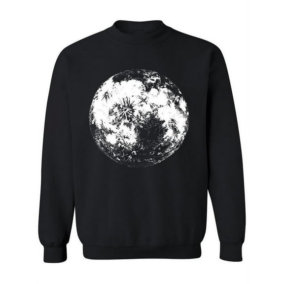 A Full Moon Sweatshirt Women -Image by Shutterstock, Female x-Large