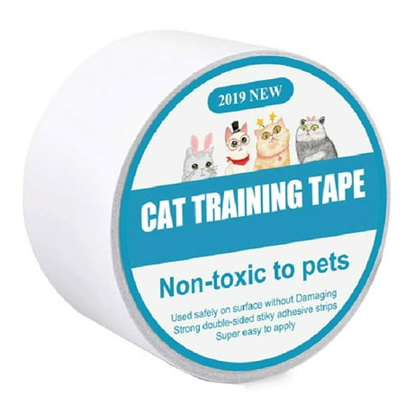 Cat Scratch Deterrent Tape Anti-Scratch Cat Training Tape Double Sided Carpet Protector Pet Tape for Carpet Furniture