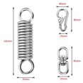 thumbnail image 5 of TFixol 304 Juego de ganchos de resorte de extensión para columpio silla hamaca para exteriores, 5 of 5