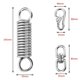 thumbnail image 5 of TFixol 304 Juego de ganchos de resorte de extensión para columpio silla hamaca para exteriores, 5 of 5