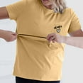 thumbnail image 2 of CAIXAI Maternity Summer Clothes Oversized Nursing T-Shirts for Breastfeeding with Hidden Zipper Loose Fit Raglan Short Sleeve Maternity Tops, 2 of 4