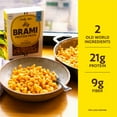 thumbnail image 6 of Brami Curly Mac High Protein Pasta, Made in Italy, 21g Protein, High Fiber, Durum Wheat Plus Lupini Beans, Bronze Cut Shelf-Stable Noodles, 12 oz Box, 6 of 17