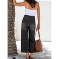 thumbnail image 5 of EMMIOL Women's 2026 Vintage Y2K Distressed Mid Waist Wide Leg Denim Jeans, 5 of 7