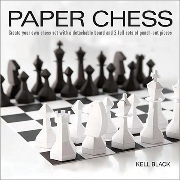 Pre-Owned Paper Chess: Create Your Own Chess Set with a Detachable Board and 2 Full Sets of Punch-out Pieces (Paperback) 0762437448 9780762437443