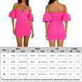 thumbnail image 2 of Vestido Vestido corto de mujer Hotsweet, jersey, vestido de tubo Sexy ajustado, vestido de fiesta para Club Cgtredaw Rosa Xl para Mujer, 2 of 7
