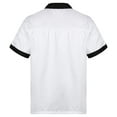 thumbnail image 2 of Yartina Unisex Men Women Short Sleeve Chef Jacket Cooking Coats Canteen Hotel Restaurant Work Uniform White 4XL, 2 of 7