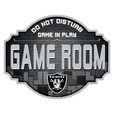 Las Vegas Raiders 12'' Game Room Tavern Sign
