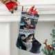 thumbnail image 2 of Resident Evil Tema: Calcetines de Navidad, fino lino blanco para colgar en escaleras y chimenea, decoración navideña para el hogar, regalo de Navidad. 45cm × 32cm, 2 of 5