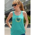 thumbnail image 2 of Happy Mother's Day Wreath Racerback Tank Women -Image by Shutterstock, Female Large, 2 of 4