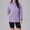 Purple, variant on Womens Mid Weight Rain Coat Waterproof Running Outdoor Zipper Drawstring Detachable Hood Windbreaker for Ladies Daily
