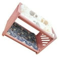thumbnail image 2 of Dalazy Rabbit Bed House Winter Warm with Cushion Shelter for Chinchilla Rabbit Mice Pink, 2 of 9