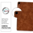 thumbnail image 6 of Dteck Wallet Case For Samsung Galaxy Tab A 10.1 SM-T510 (2019 Released) 10.1 inches,Magnetic Folio Retro Leather Card Holder Cover Kickstand Shockproof Protective,Brown, 6 of 6