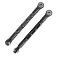 thumbnail image 2 of 2 varillas de unión de barra de dirección delantera ajustable de metal, color negro Afortunado Sencillez, 2 of 5