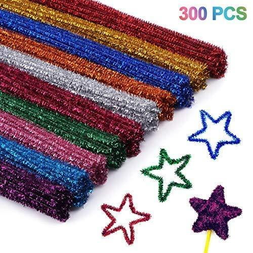350 pcs Pipe Cleaners for DIY Art 30 Assorted Colors Pipe Cleaners for Decorations and Creative Crafts Fun DIY Art Chenille Stems