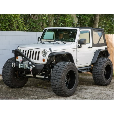 Havoc HS2 Black Hoop Steps 2007-2017 Jeep Wrangler JK 2 Door