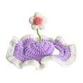 thumbnail image 2 of Gorro de invierno para mascotas, gorro de invierno para gatos, gorros adorables para perros, gorros para cachorros y otros animales pequeños, gatitos Púrpura, 2 of 10