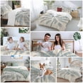 thumbnail image 5 of King 4 Piece Bedding Set Summer Palm Tree Tropical Plant Abstract Leaf Soft Breathable Duvet Cover and Pillowcase, Farm Vintage Wood Grain Duvet Cover Set Bed Sheets for Bedroom Dormitory Guest Room, 5 of 9