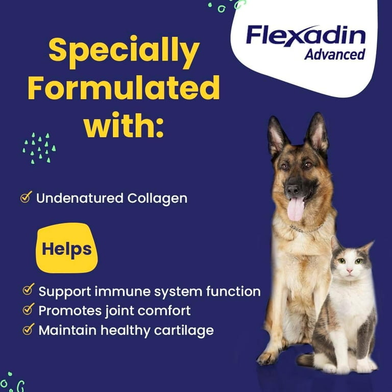 Free Shipping! Vetoquinol Flexadin Advanced joint supplement for