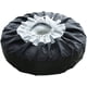 thumbnail image 4 of 4 unids/set 210D poliéster cubiertas de neumáticos de repuesto bolsas de almacenamiento con asa para neumáticos de 19 "-23" de diámetro - negro/plata Sincero Electrónica, 4 of 5