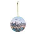 thumbnail image 2 of Pittsburgh Ornament, Christmas Ornament, Pittsburgh Gift, Christmas Gift, Pittsburgh Christmas, Pittsburgh, Pittsburgh Travel, Travel Gift, 2 of 2