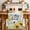 Yellow, variant on Sunflower Floral Table Runner 90 Inches Long Farmhouse Dress Scarves, Farmhouse Pastoral Daisy Bees Brown Wood Dining Tablerunner for Coffee Table/Kitchen Island/Party Décor, 13" x 90"