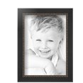 thumbnail image 2 of ArtToFrames 5" x 7" Black Square with Silver Beads Picture Frame, 5x7 inch Multi Wood Poster Frame (WOM-5287),  Pack, 2 of 8