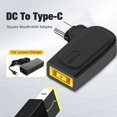 thumbnail image 5 of EROCK 90 Degree 100W USB C Type C To DC Lenovo Square Converter Power Charger Adapter, 5 of 10