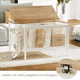 thumbnail image 3 of Mesa de centro auxiliar cuadrada, 3 of 7